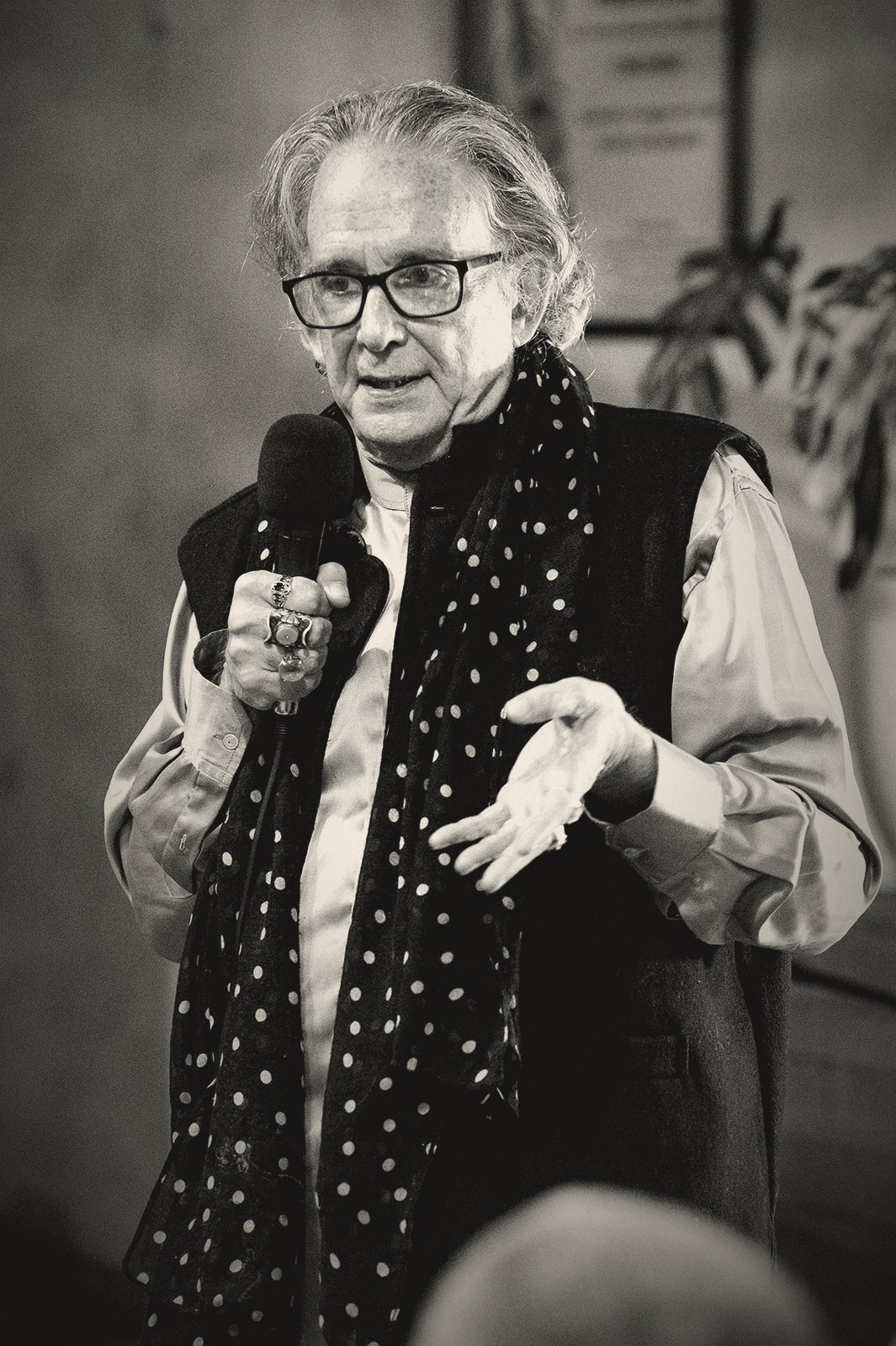 Andrew Harvey, teaching — open hands