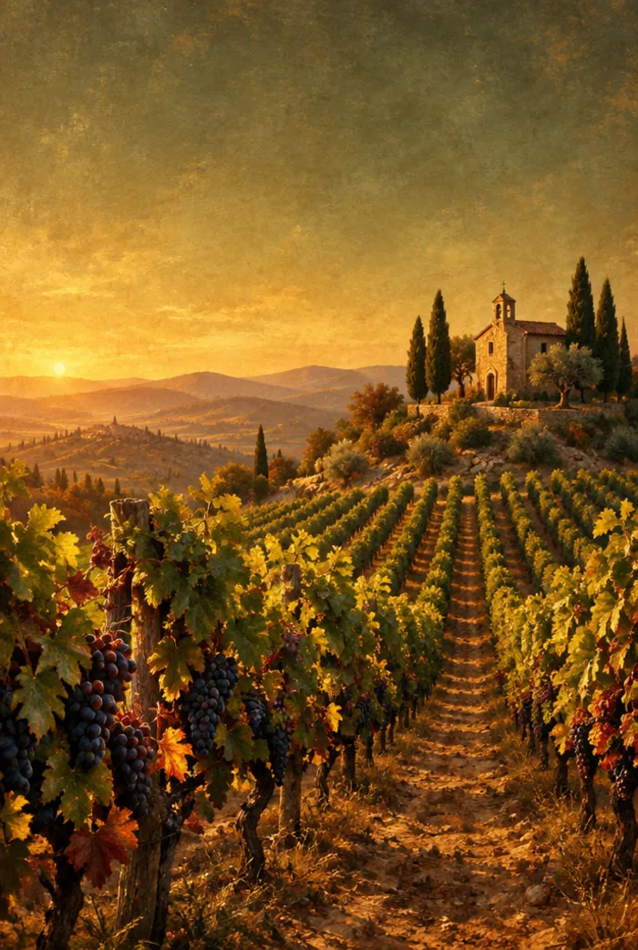 Cover artwork for Mary’s Vineyard by Andrew Harvey