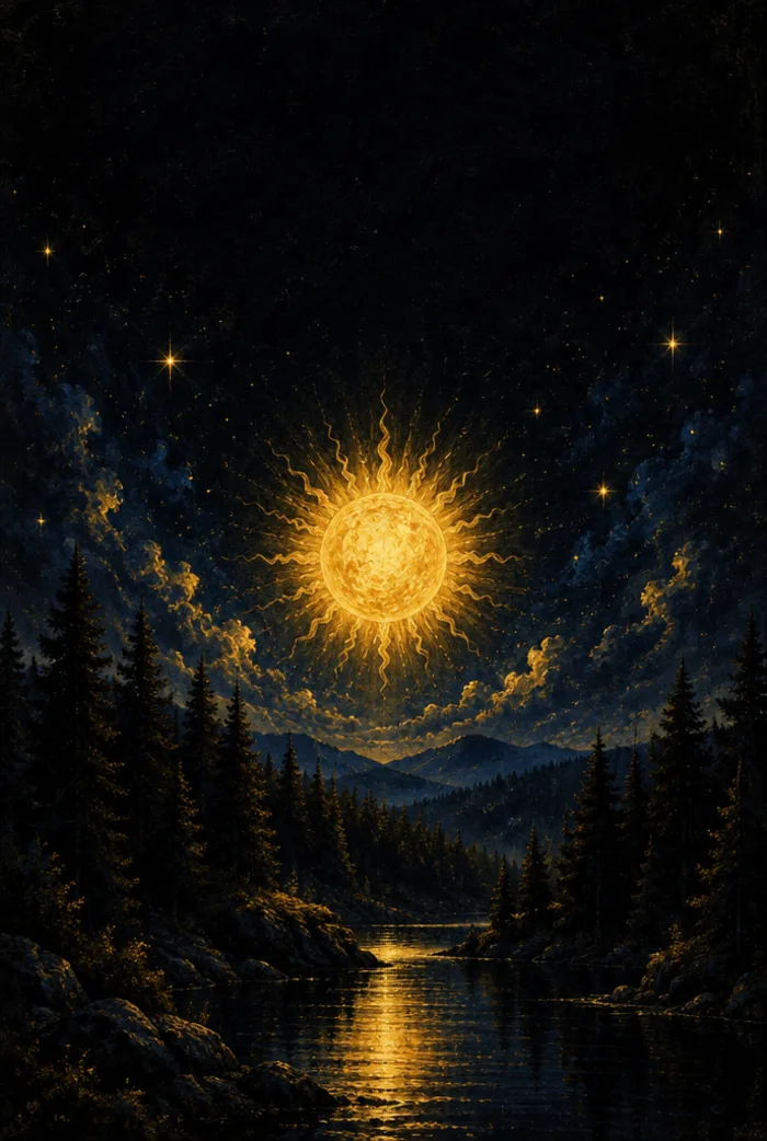 Cover artwork for The Sun at Midnight by Andrew Harvey